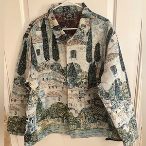 Rebels Artistic Landscape Jacket - Multicolor
